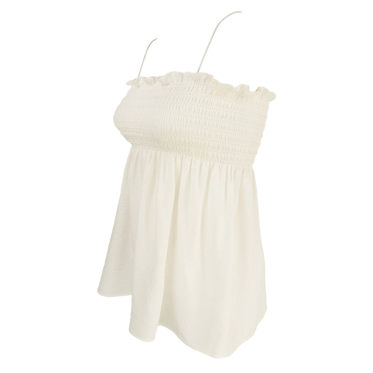 Amber Flowy Peplum Spaghetti Strap Top