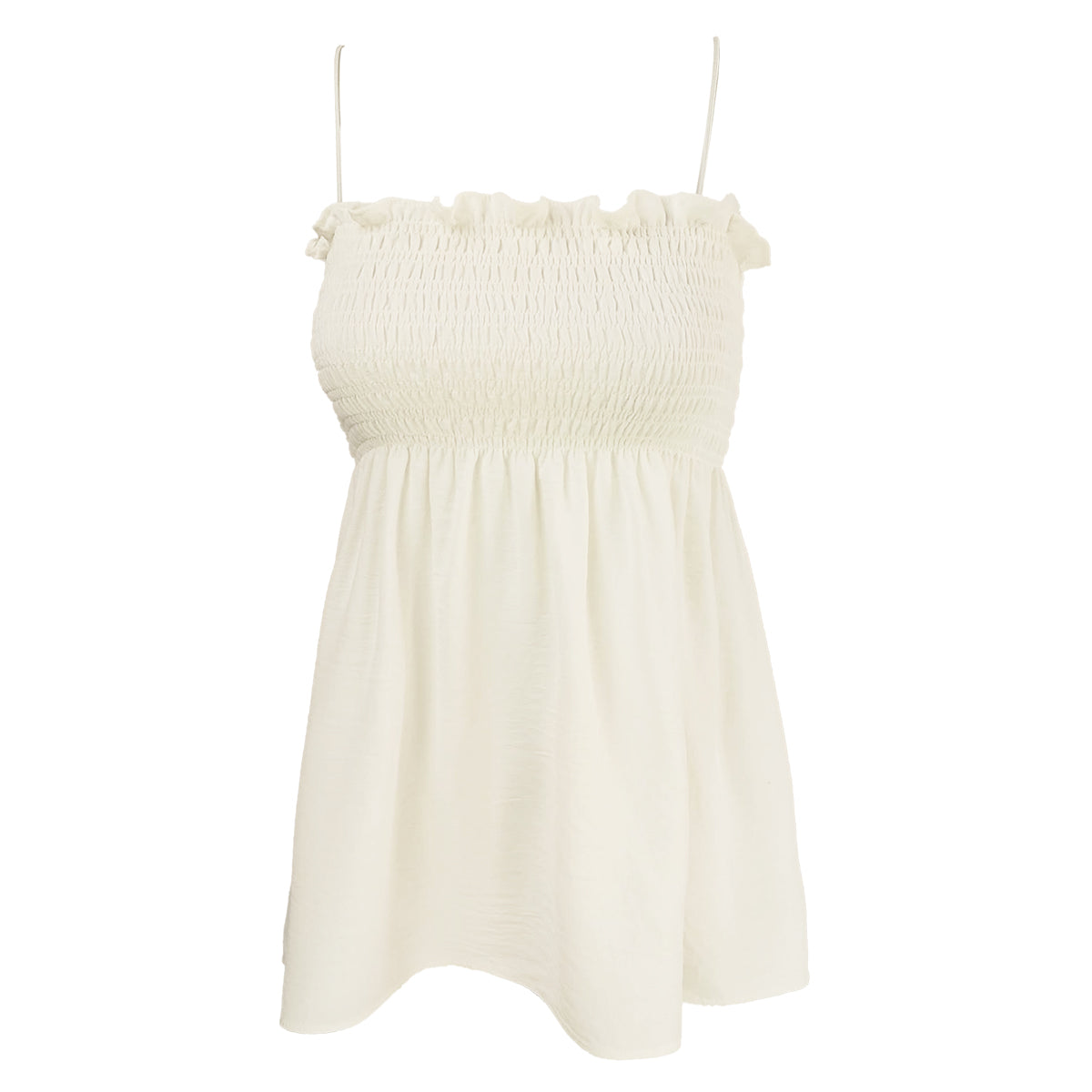 Amber Flowy Peplum Spaghetti Strap Top