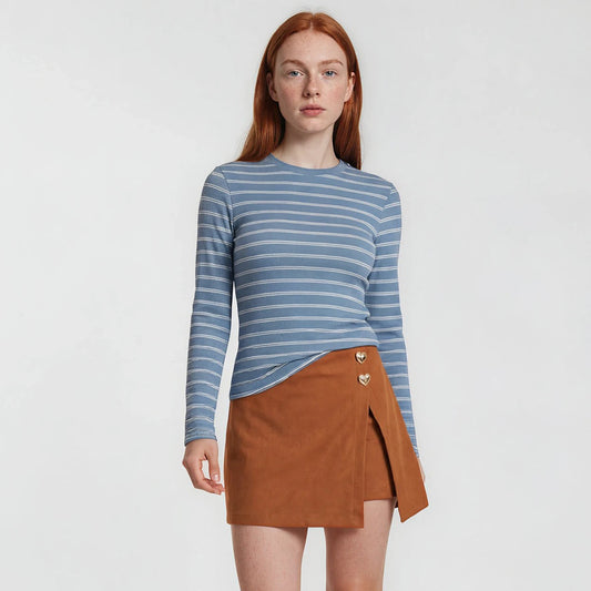 Layering Essential Long Sleeve Tee Double Stripes