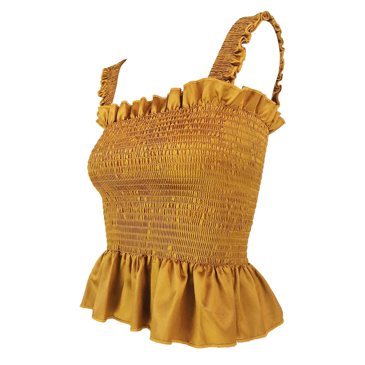 Gazar Strappy Romantic Tube Top