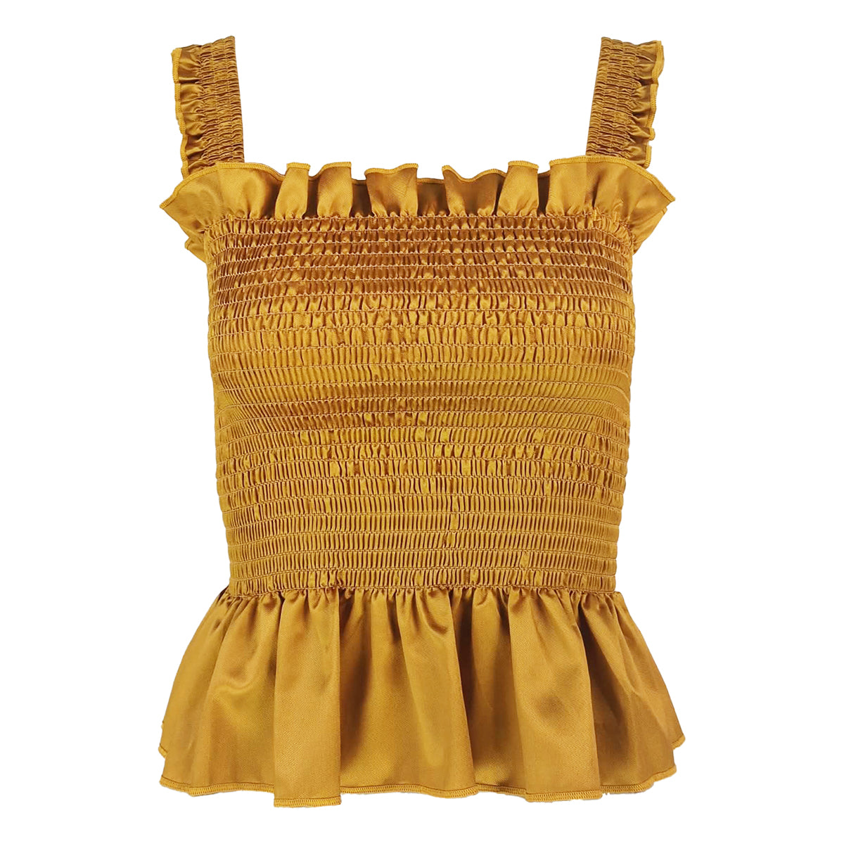 Gazar Strappy Romantic Tube Top