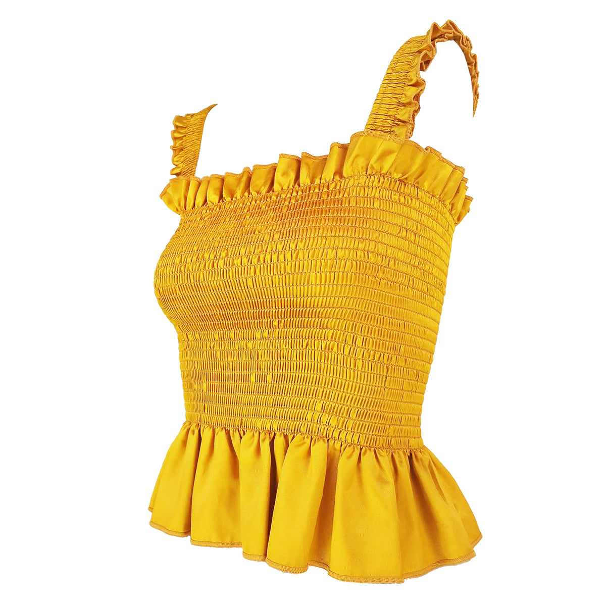 Gazar Strappy Romantic Tube Top