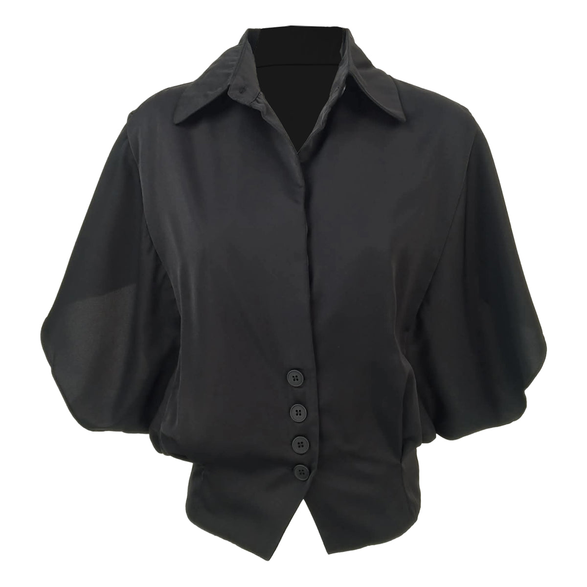 Yuki Kimono Sleeves Button Down