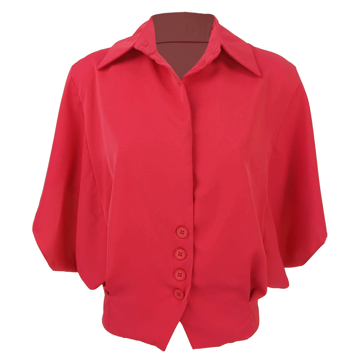 Yuki Kimono Sleeves Button Down