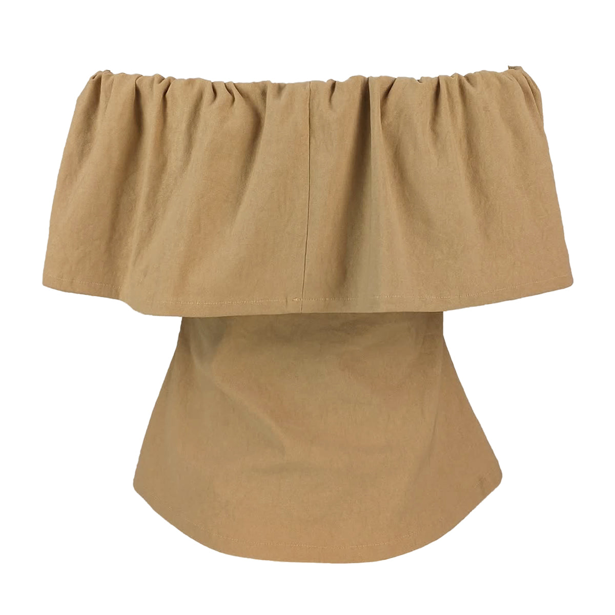 Ultra stretch Cotton Bubble Off  Shoulder Blouse