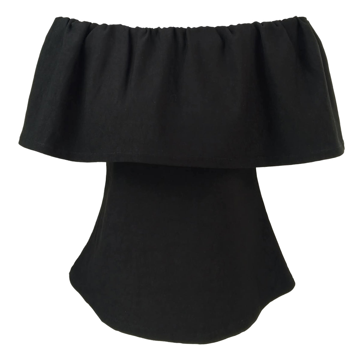Ultra stretch Cotton Bubble Off  Shoulder Blouse
