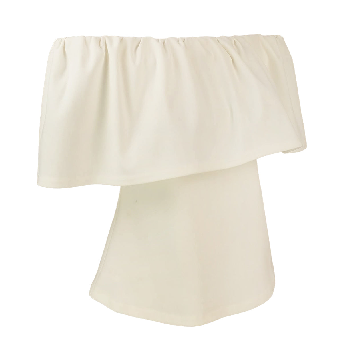 Ultra stretch Cotton Bubble Off  Shoulder Blouse