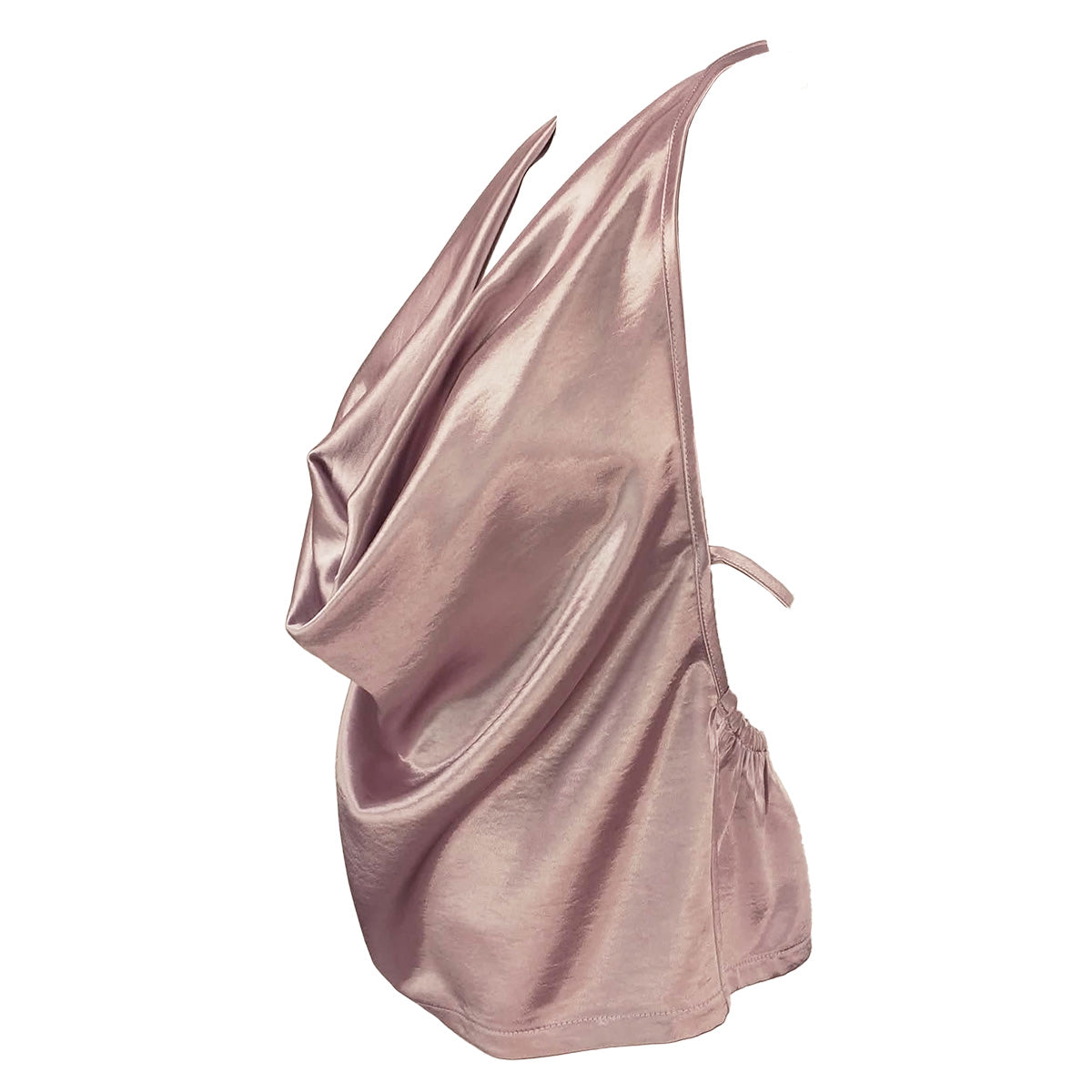 Liquid Satin Backless Top