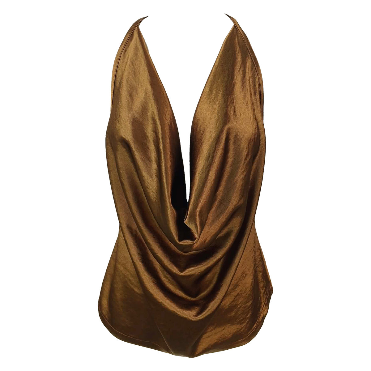 Liquid Satin Backless Top