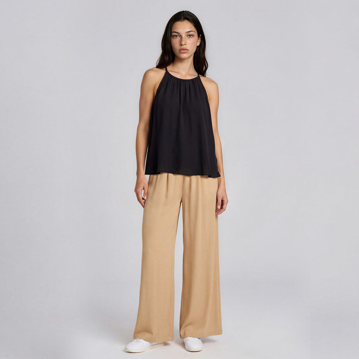 Mia Flowy Halter Tank Top