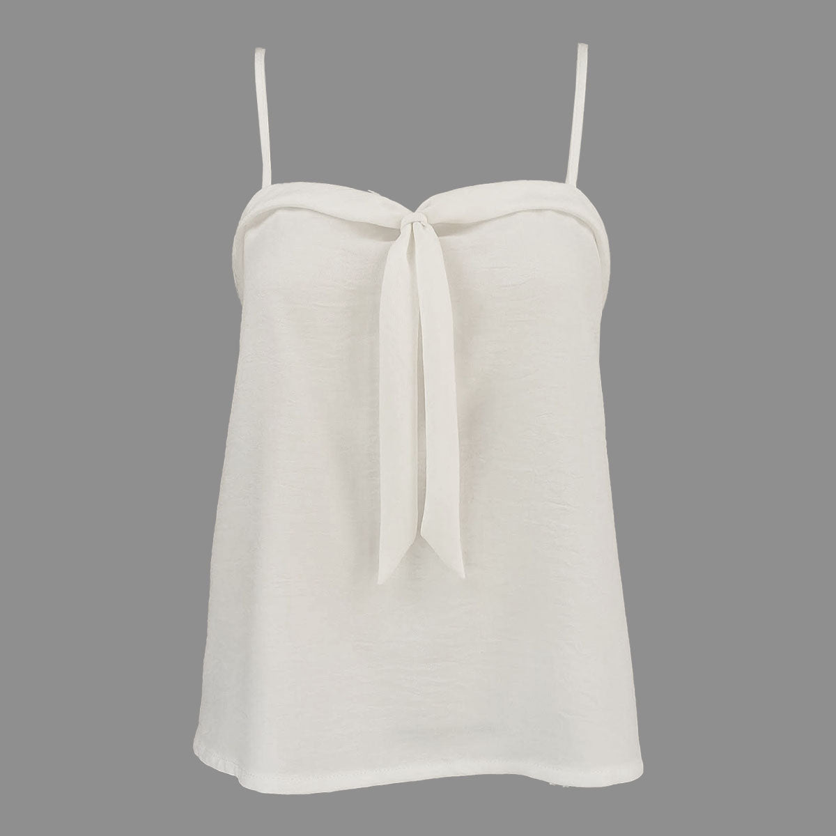 Serena Bow Spaghetti Flowy Top