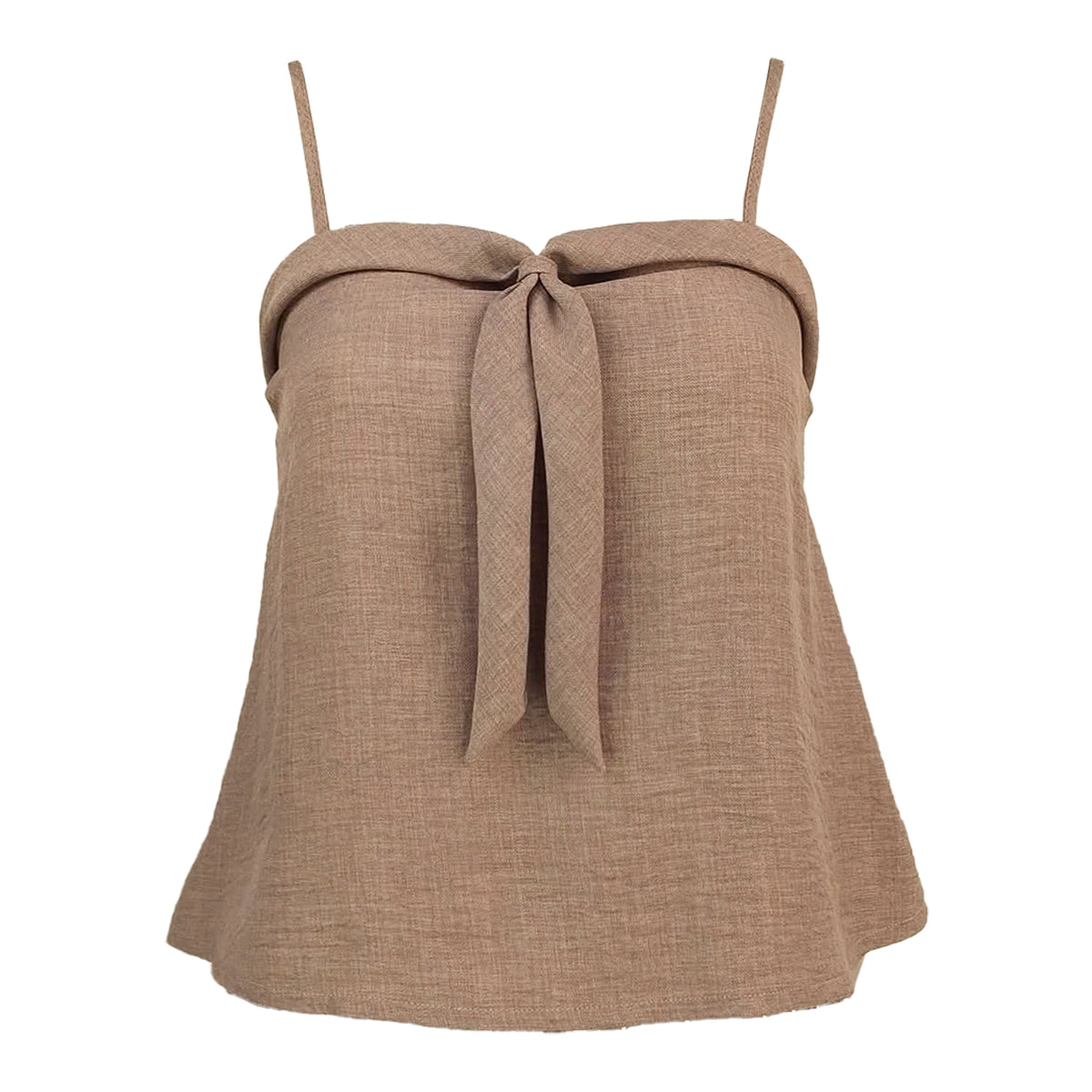 Serena Bow Spaghetti Flowy Top