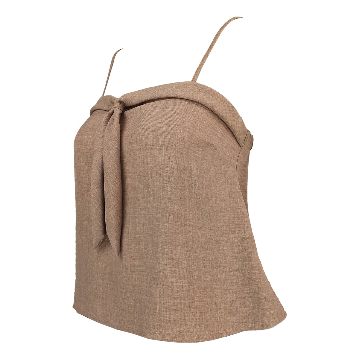 Serena Bow Spaghetti Flowy Top