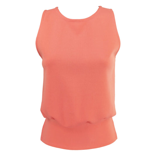 Pull Over Sleeveless Blouson