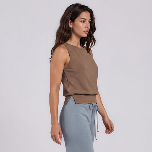 Pull Over Sleeveless Blouson