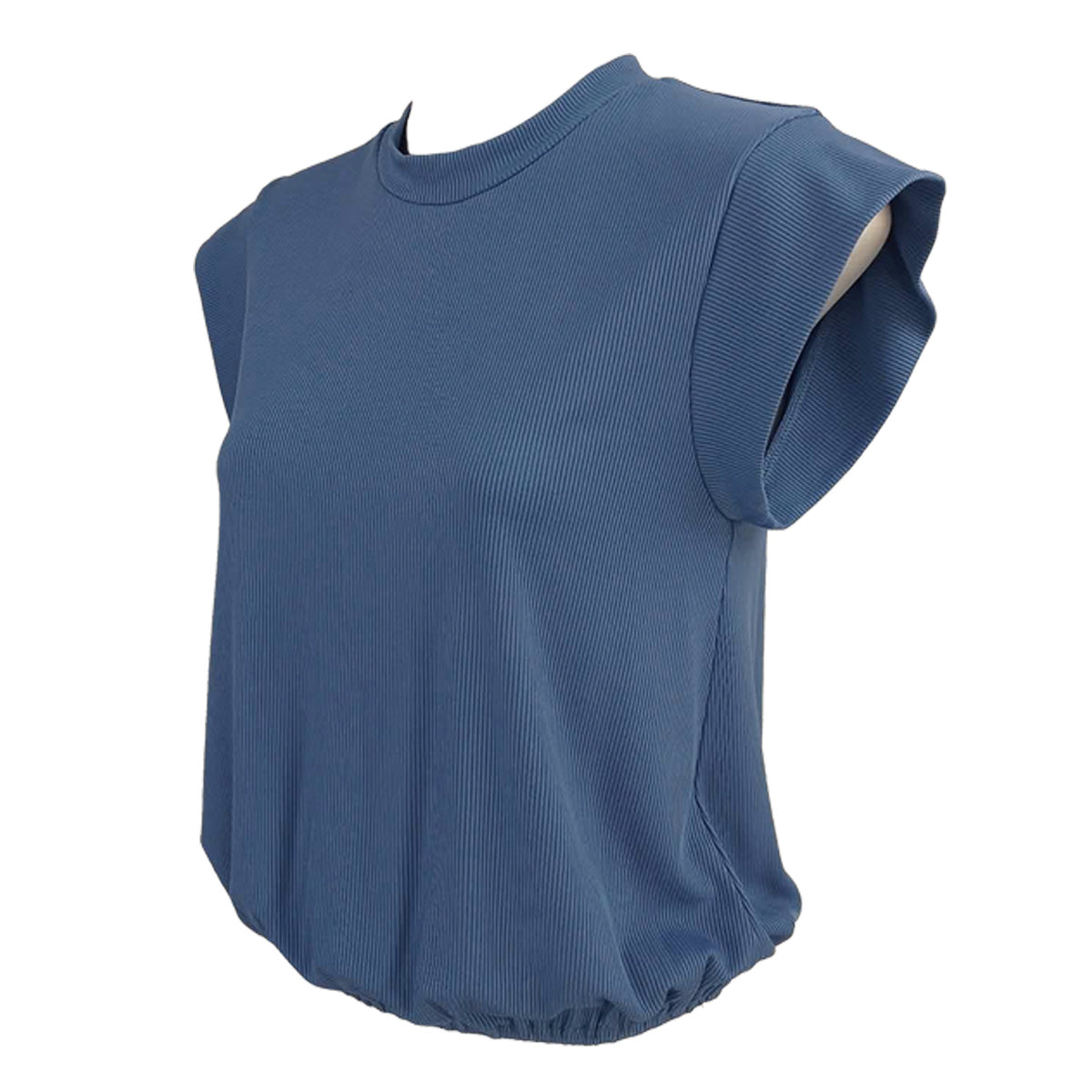Muscle Tee Blouson Ribbing