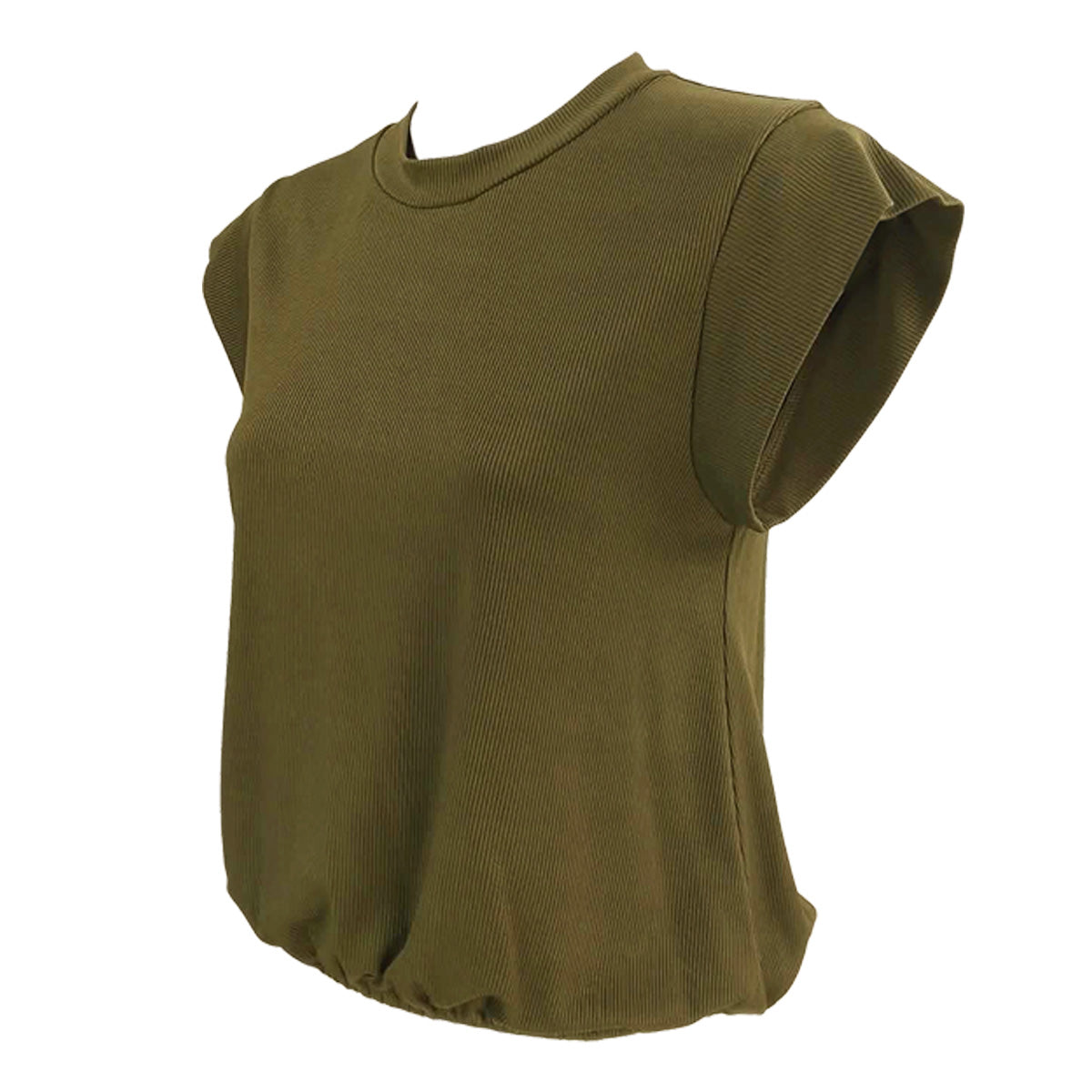 Muscle Tee Blouson Ribbing
