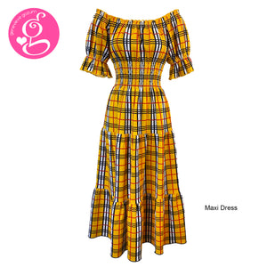 BBRY Off Shoulder Maxi Dress