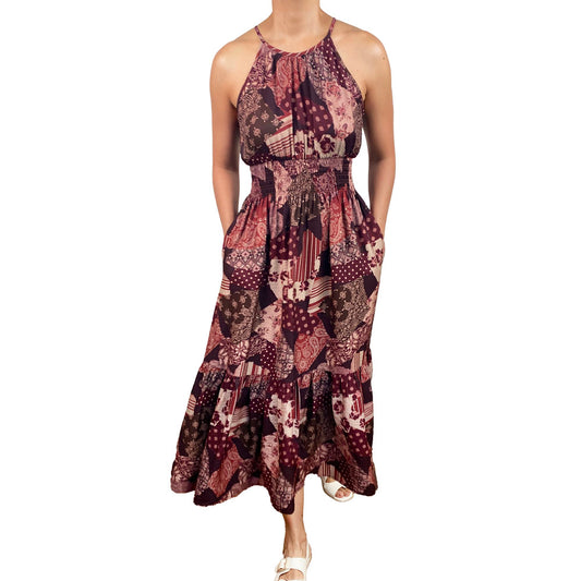 Organic Halter Maxi Dress