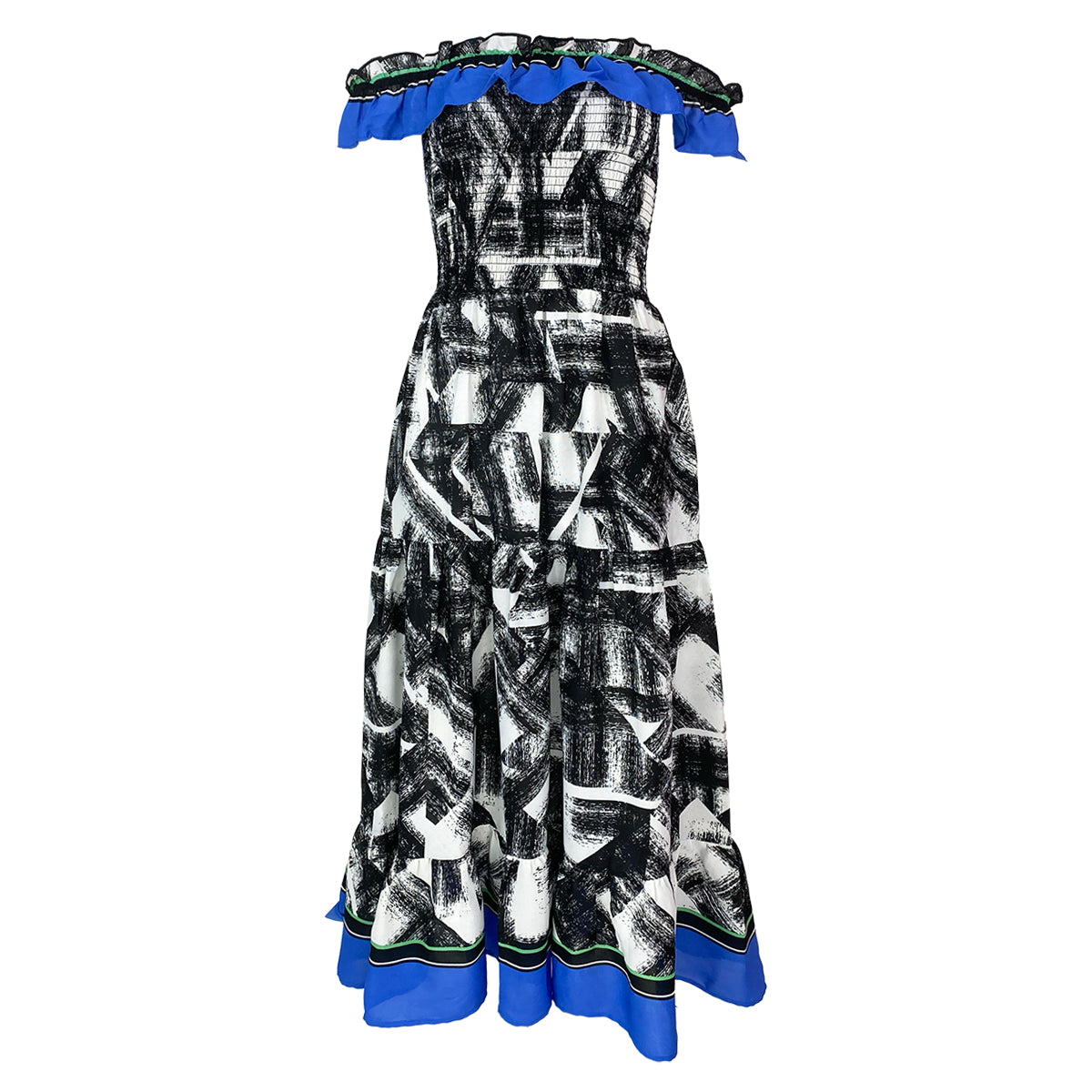 Giselle Printed Long Dress