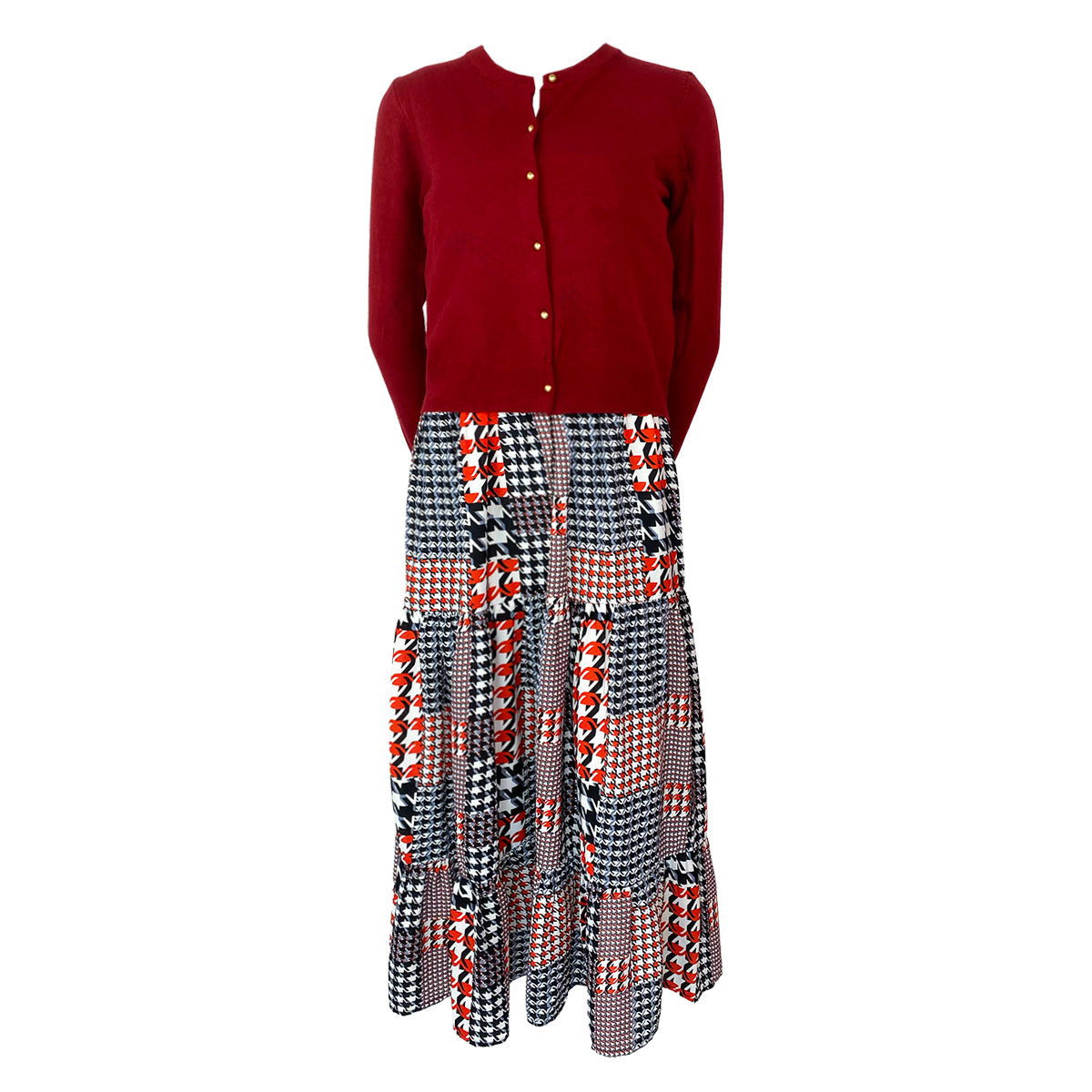 Giselle Printed Long Dress