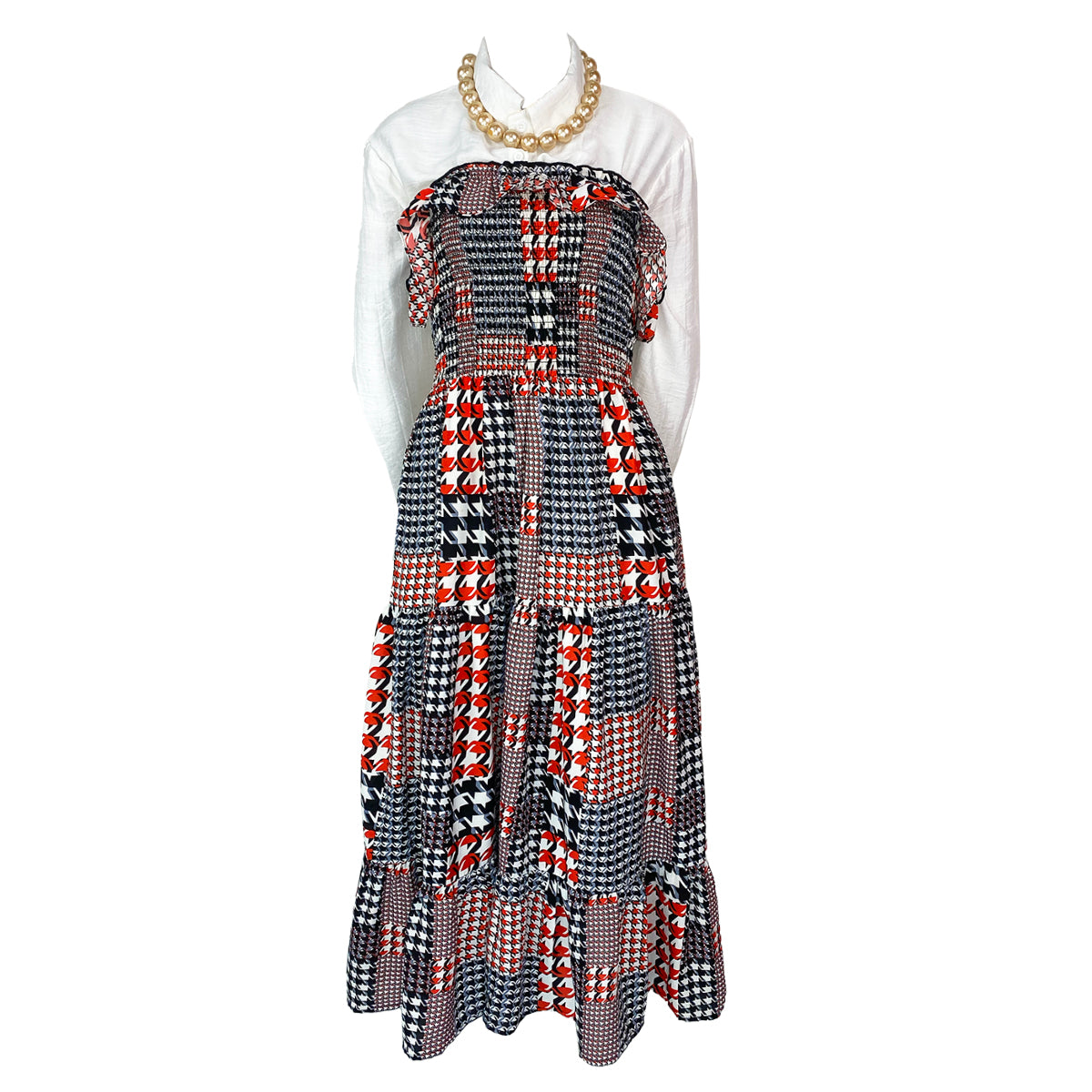 Giselle Printed Long Dress