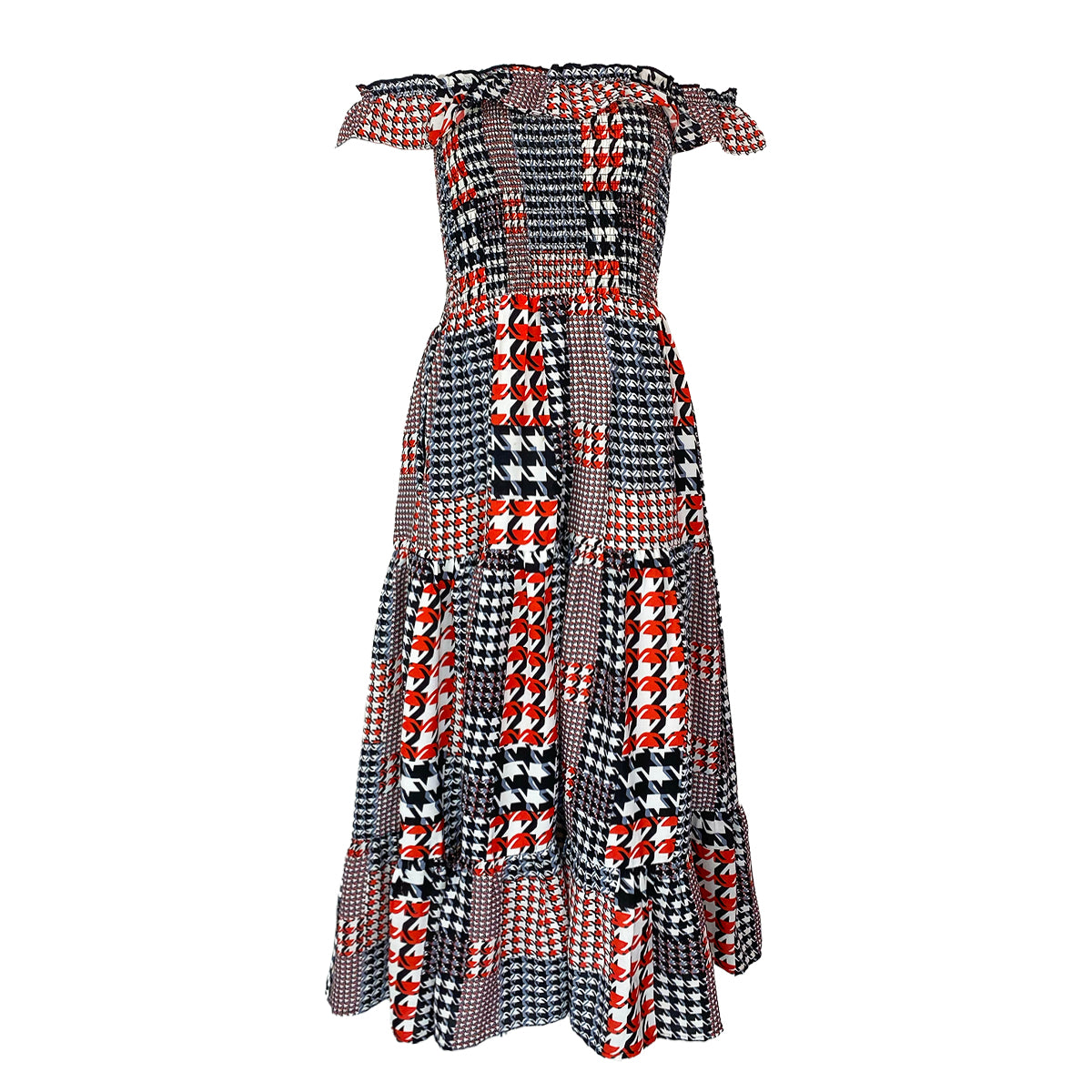 Giselle Printed Long Dress