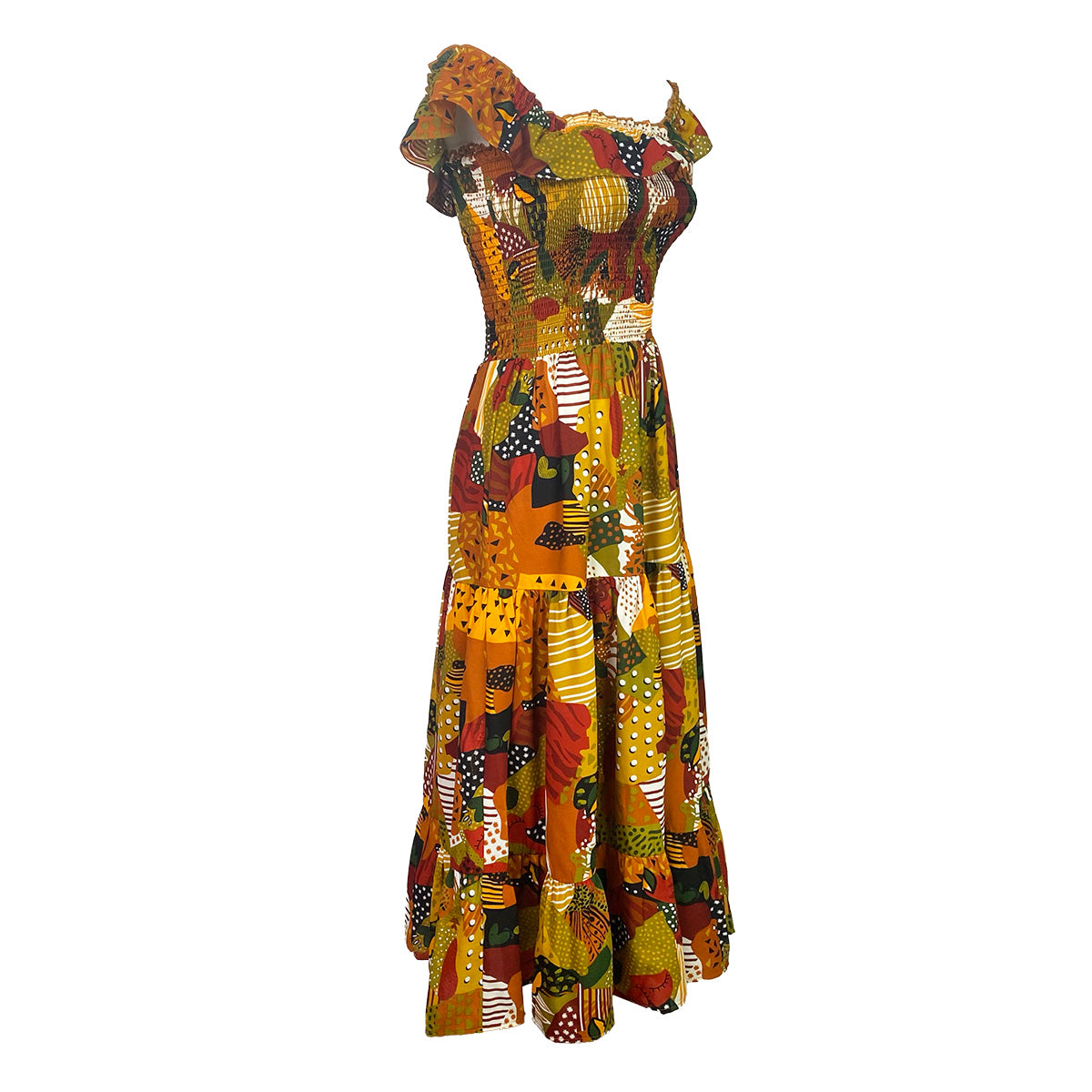 Giselle Printed Long Dress