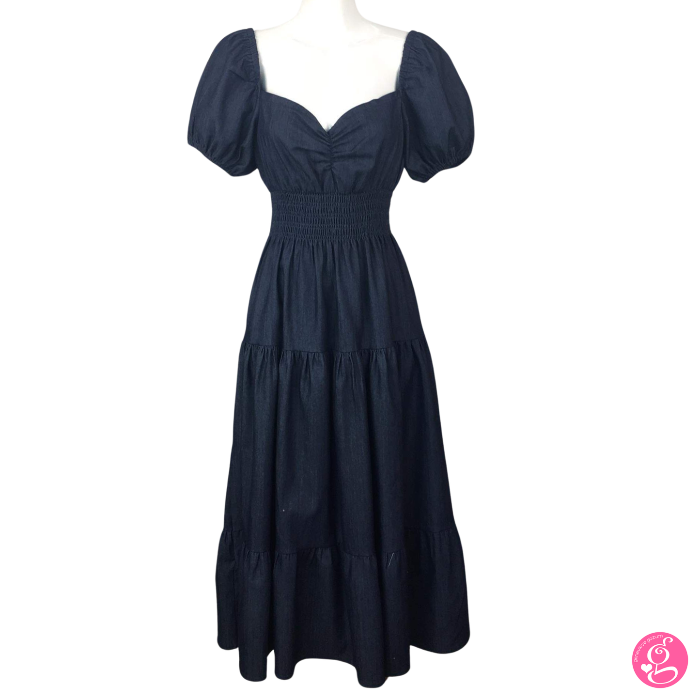 Christy Denim Maxi Dress