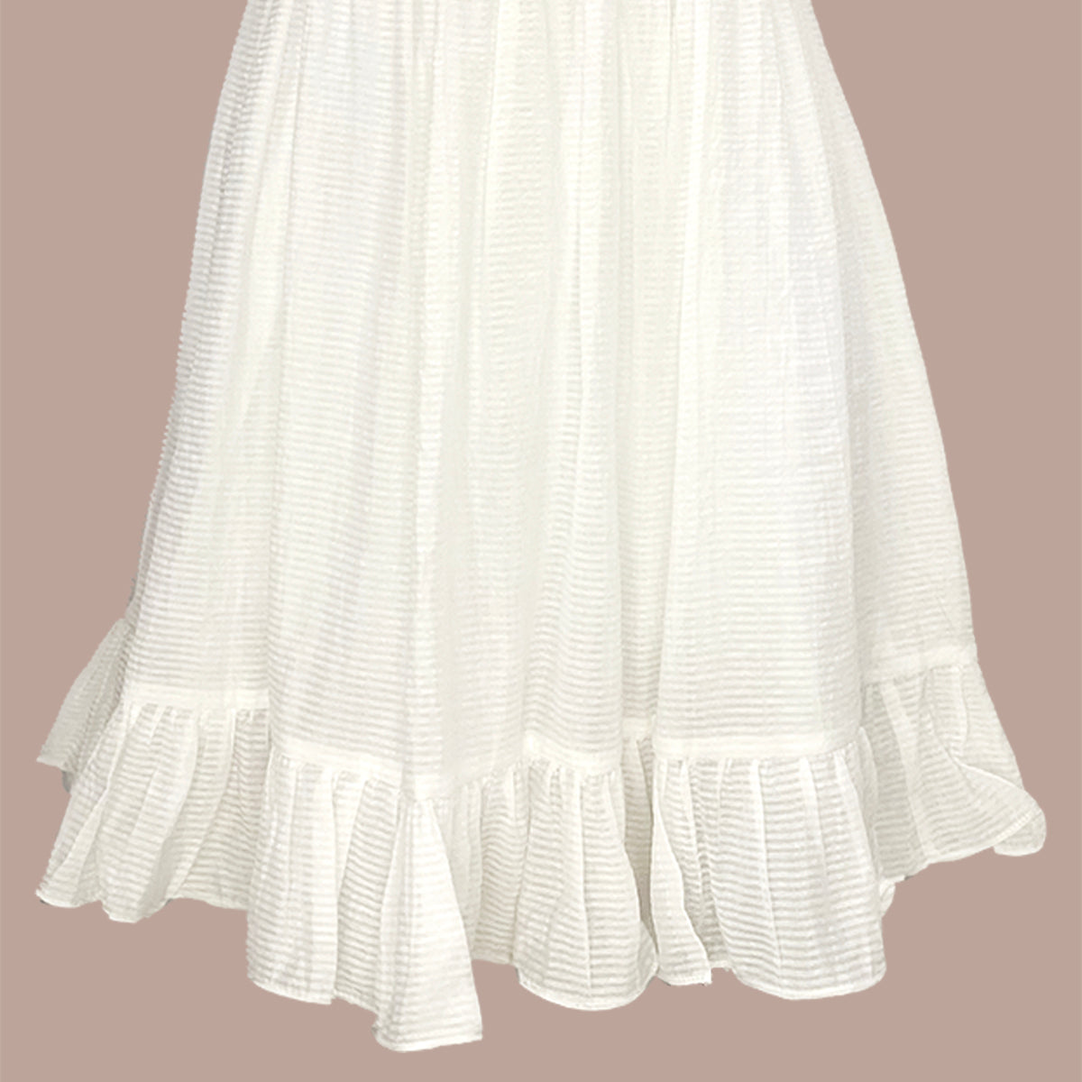 Margaux Mix Fancy Knit Crepe Square Neck