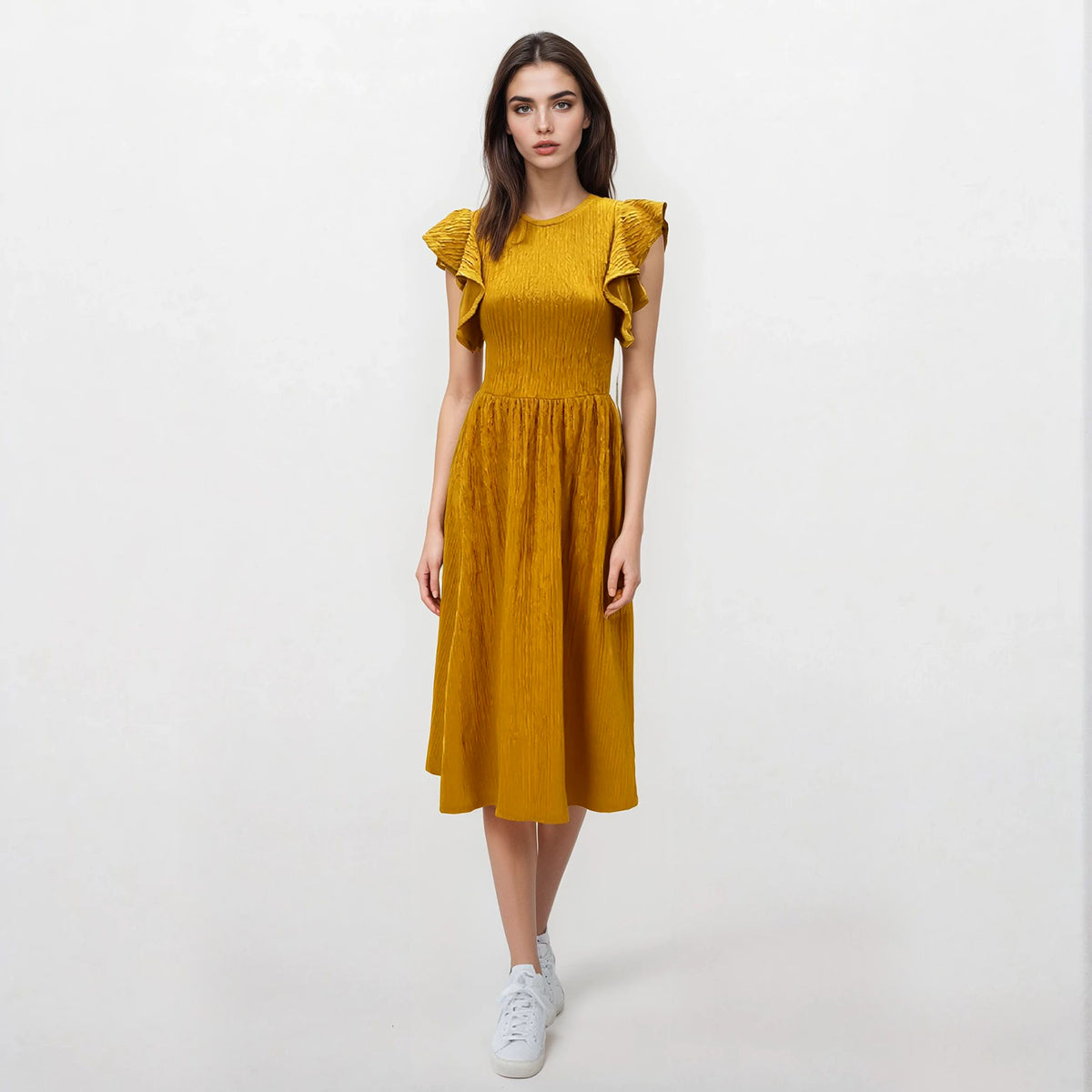 Butterfly Ruffle Dress