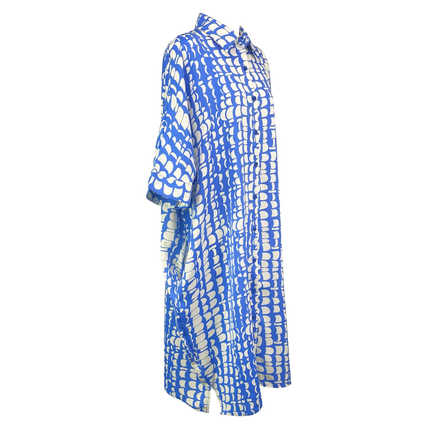 Easy Shirt Dress Magical Scales Print