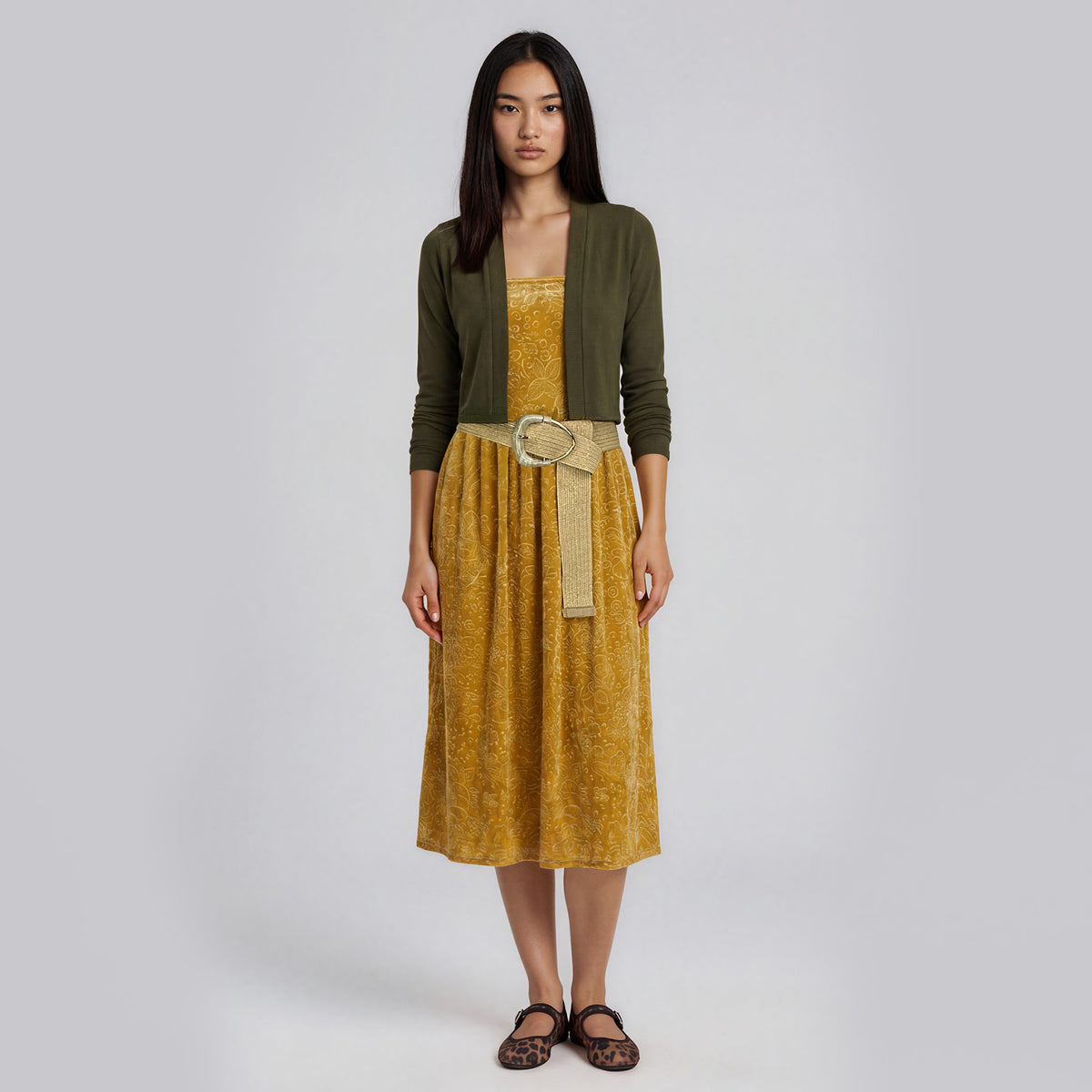 Stella Reversible Spaghetti Midi Dress