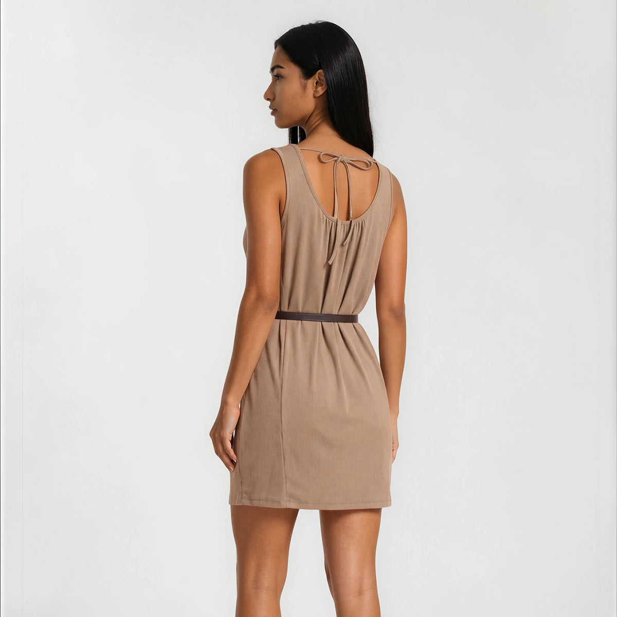 Avery Reversible Dress with Arrow Belt