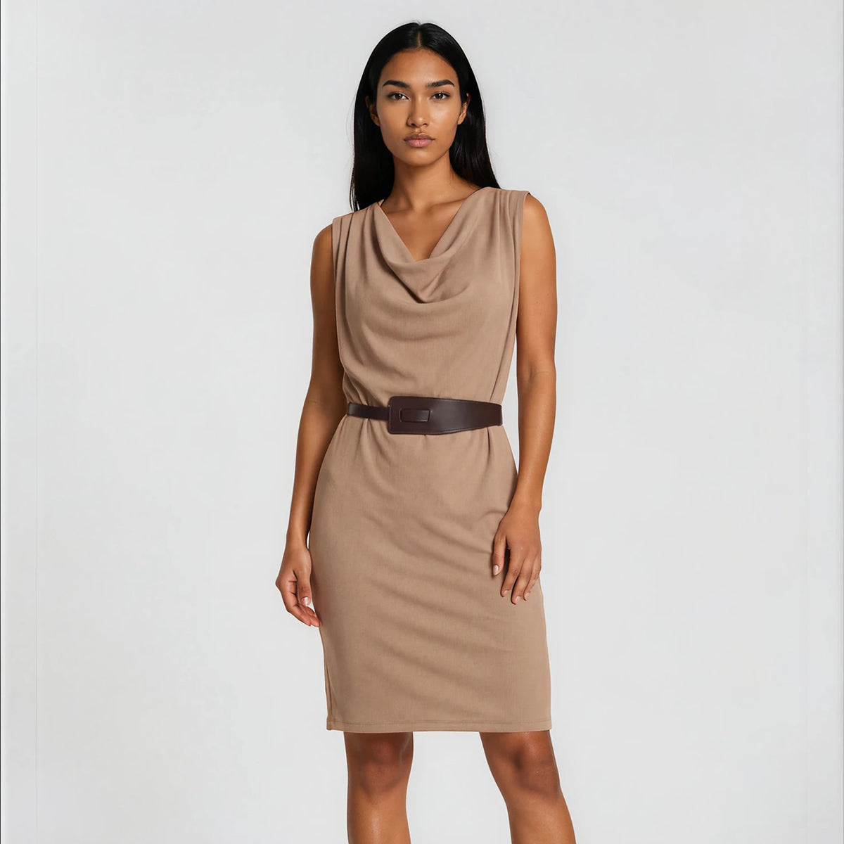 Avery Reversible Dress with Arrow Belt