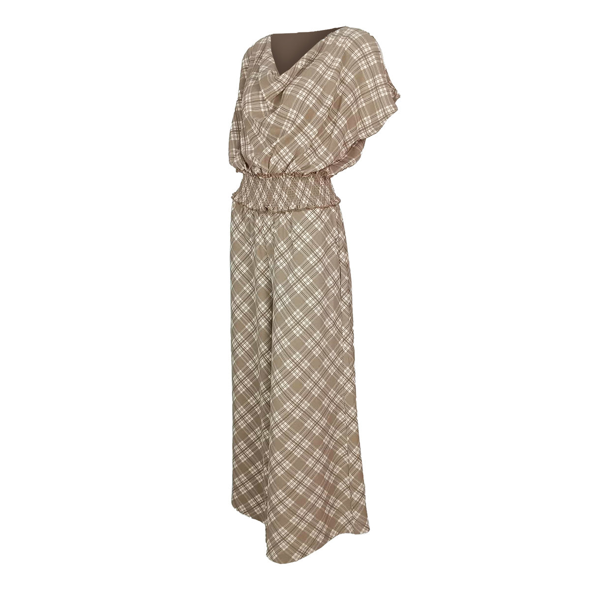 Cowl Neck Flowing Jumpsuit