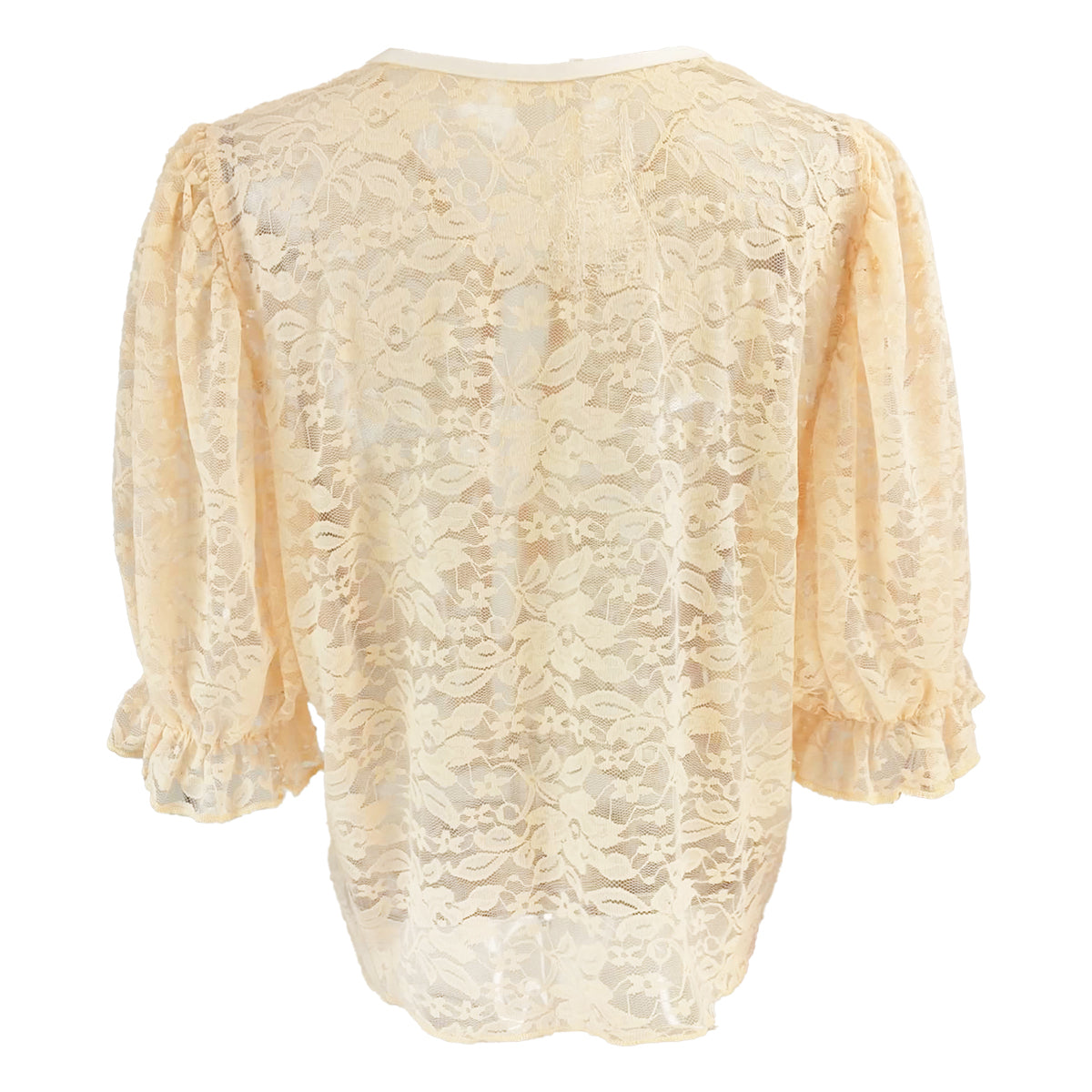 Lacy Tie Ribbon Cardigan