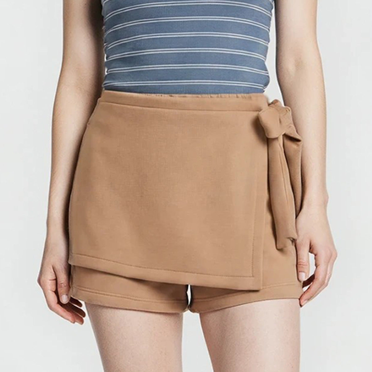 Stretchy Solid Skort