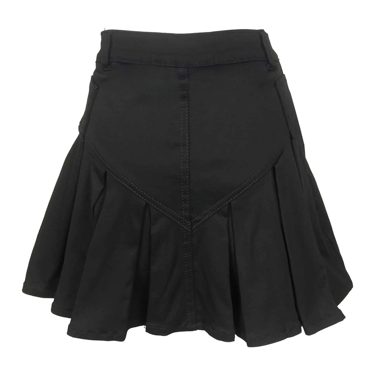 Y2K Ultra Stretch Skort V-Yoke Pleats