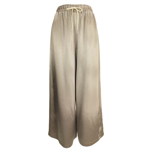 Romantic Luxe Satin Comfortable Pants