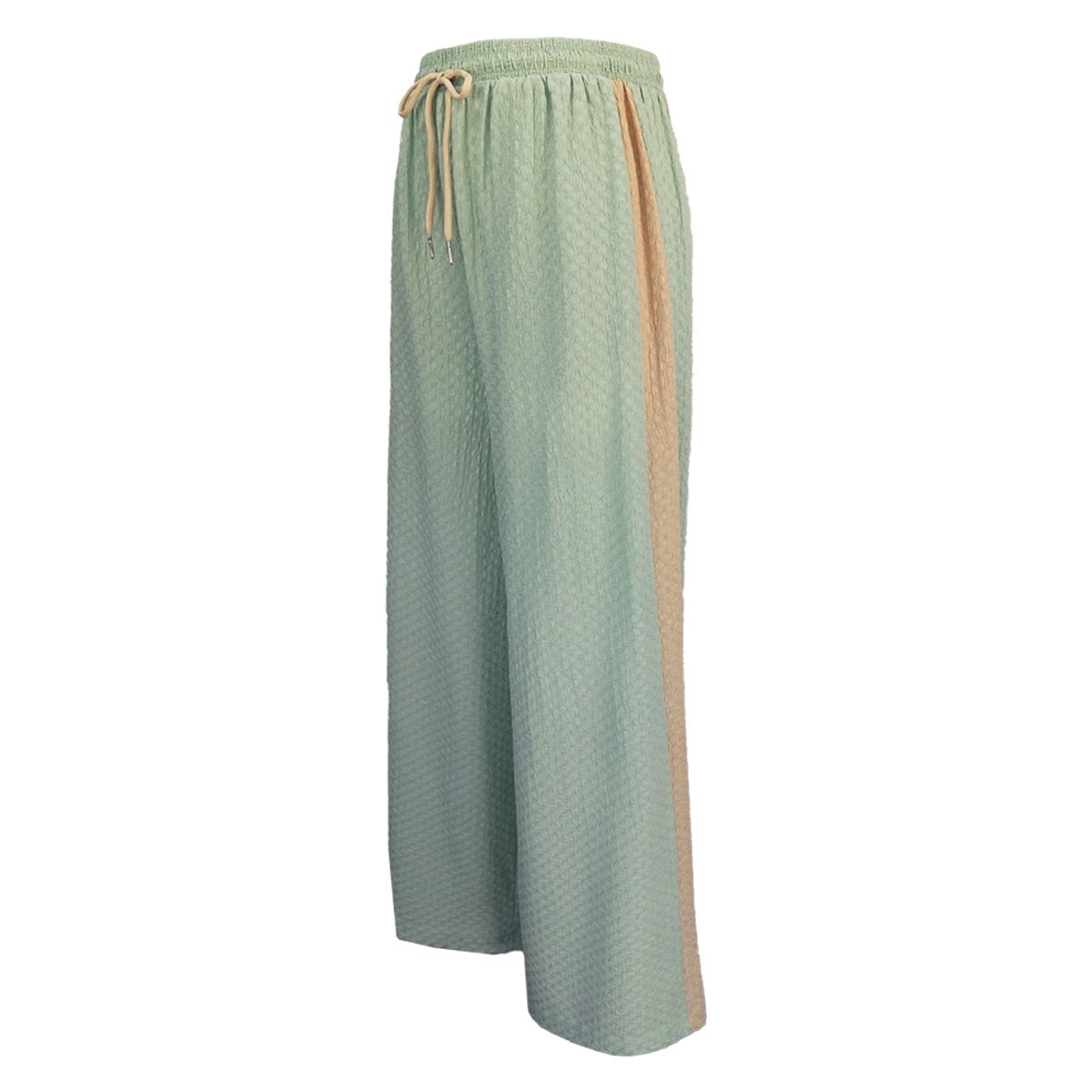 Jacquard Knit Straight Leg with Side Stripes Pants