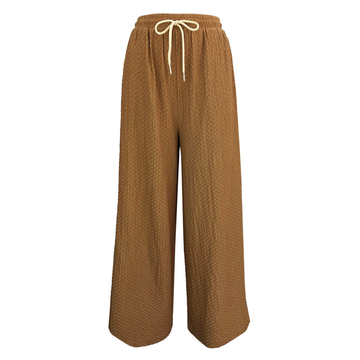 Jacquard Knit Straight Leg with Side Stripes Pants