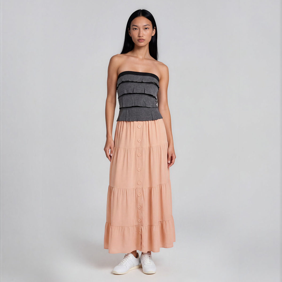 Y.R.Y.S. Brithany Layered Tube Top