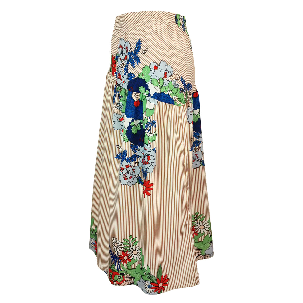 Rita Asymmetrical Yoke Full Skirt