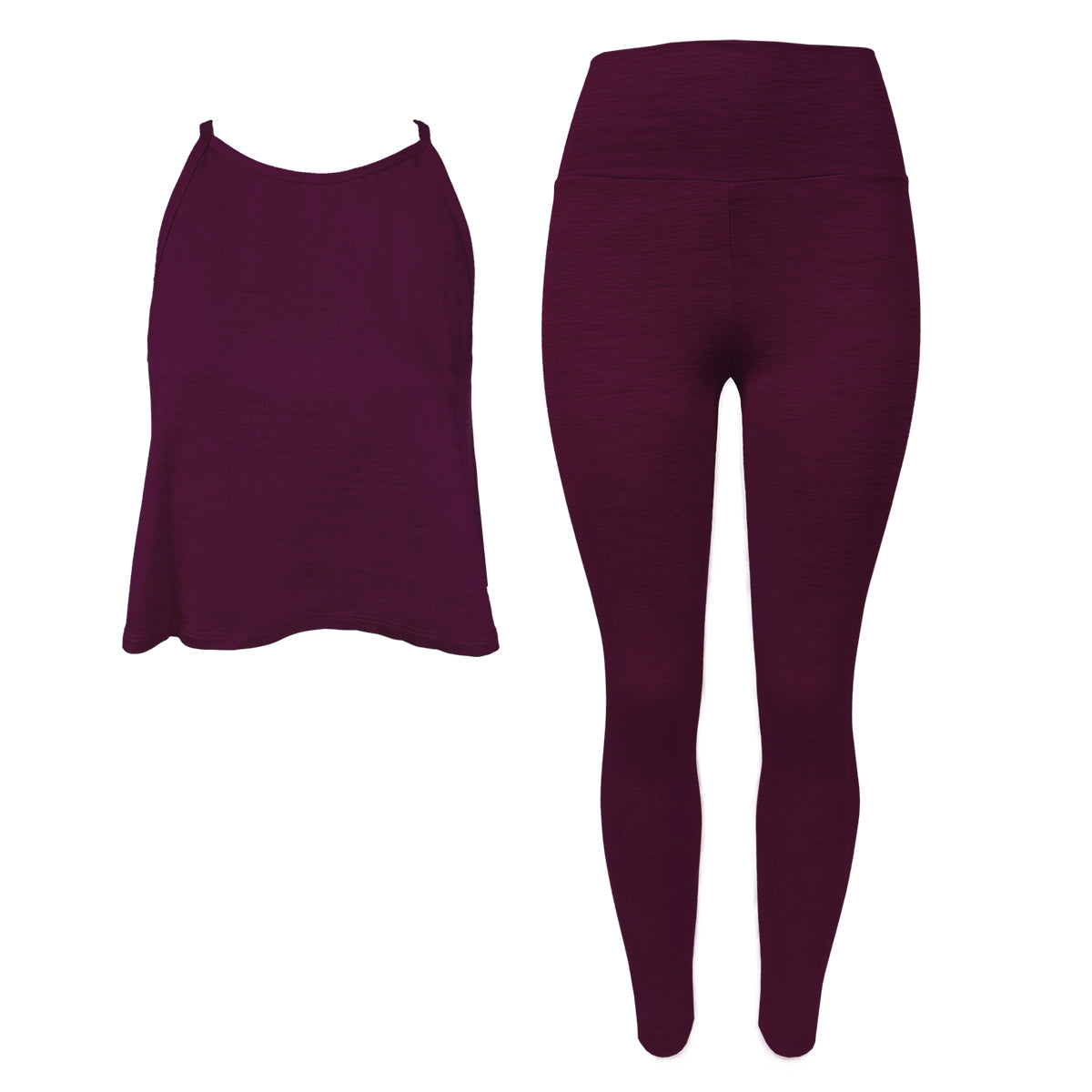 Four Way Stretch Spandex Leggings and Halter Top Set