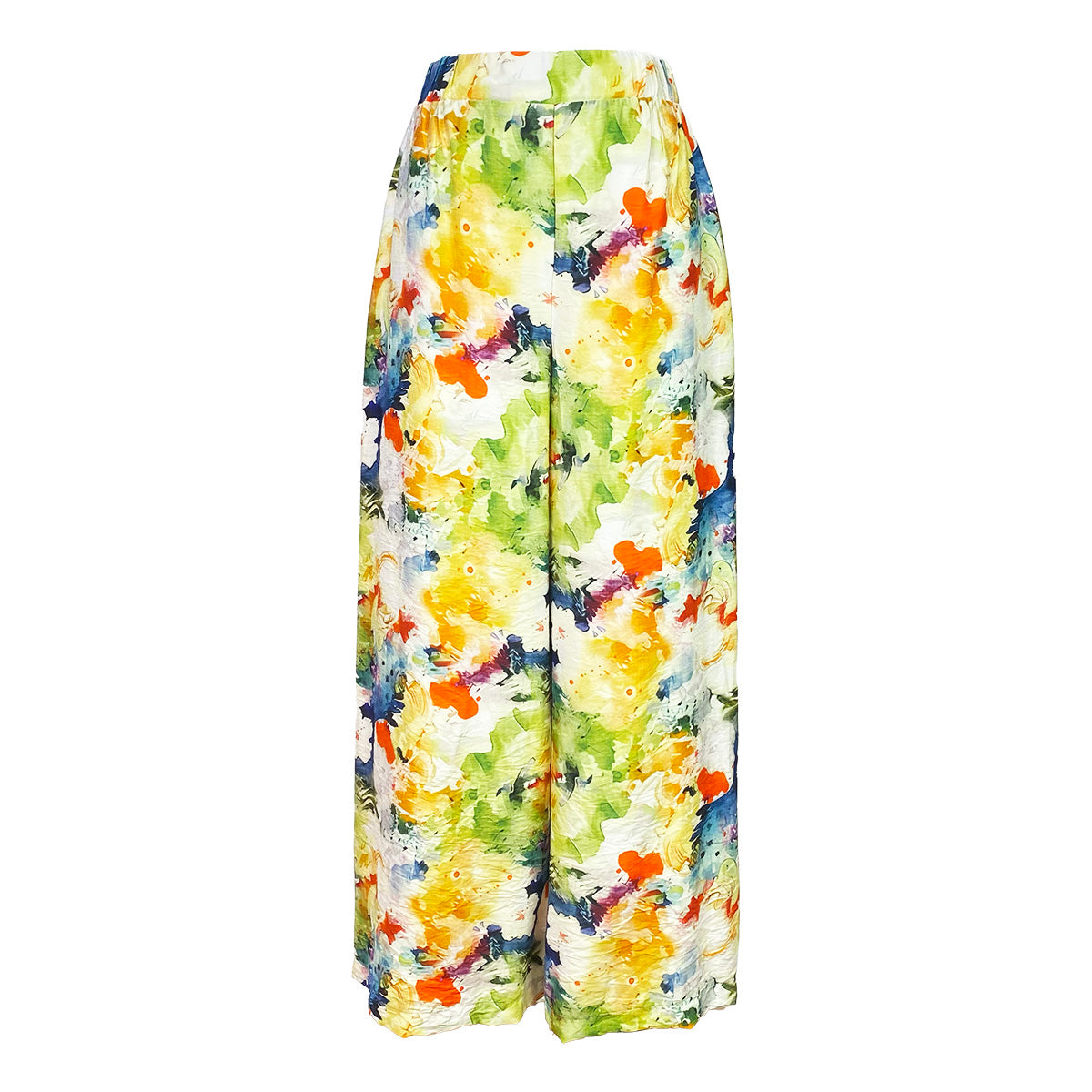 2813100854 Organic Watercolor Vest and Pants Set Leaves