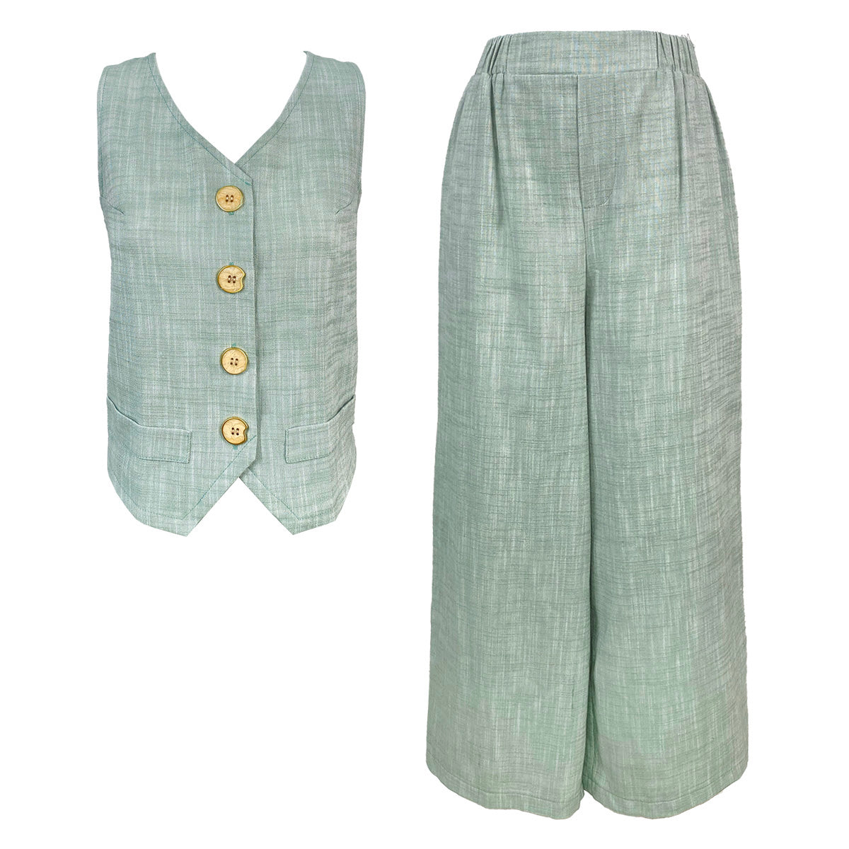 Organic Linen Dianne Vest and Pants