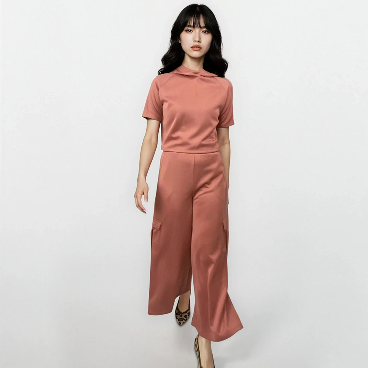 Willow Raglan Hoodie Tee and Cargo Pants Set