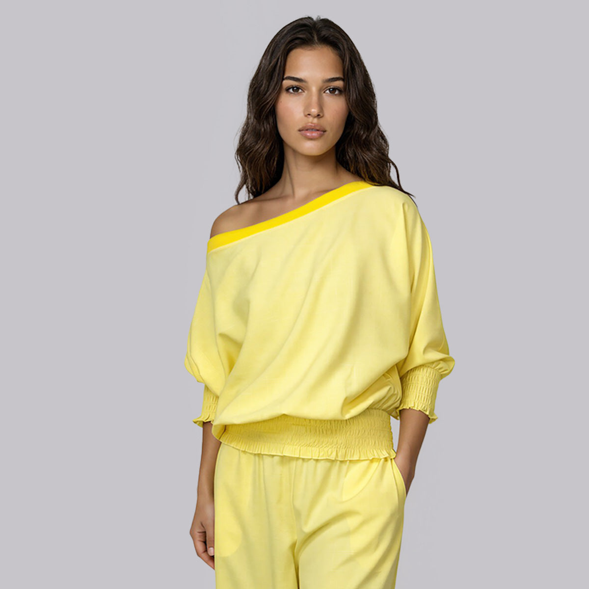 Cathy Dolman Linen Blend Pants Set