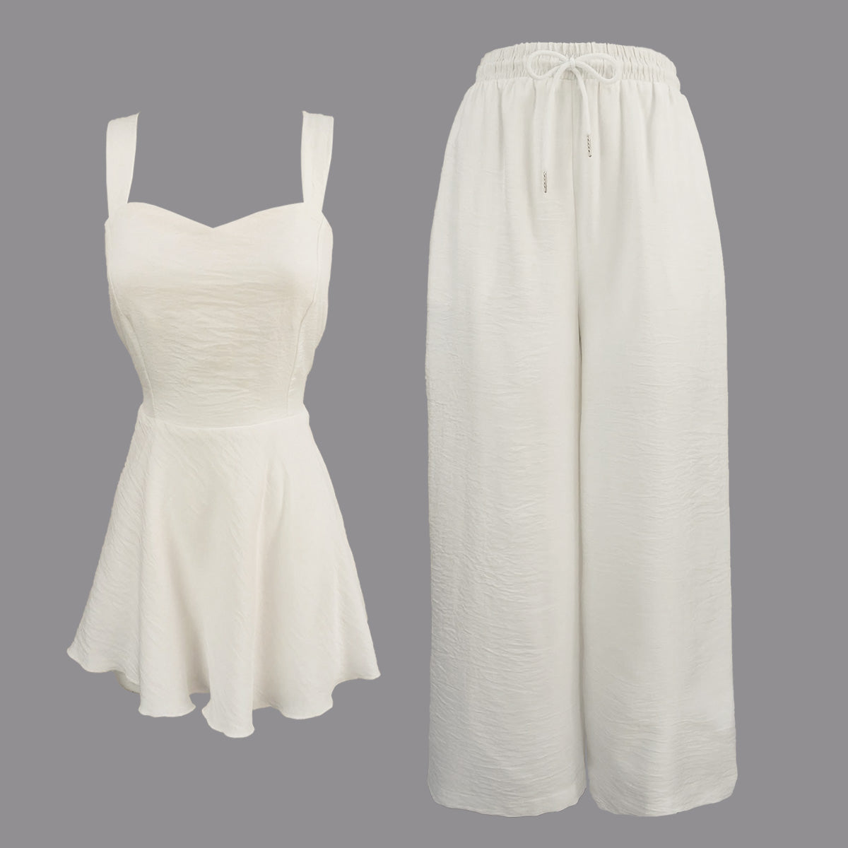 Claudia Sweetheart Tie Back and Pants Set